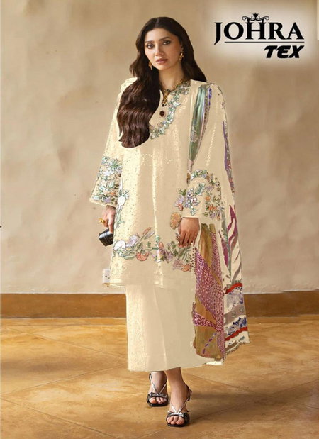 Johra Tex 176 E Cambric Cotton Wholesale Pakistani Salwar Kameez In India